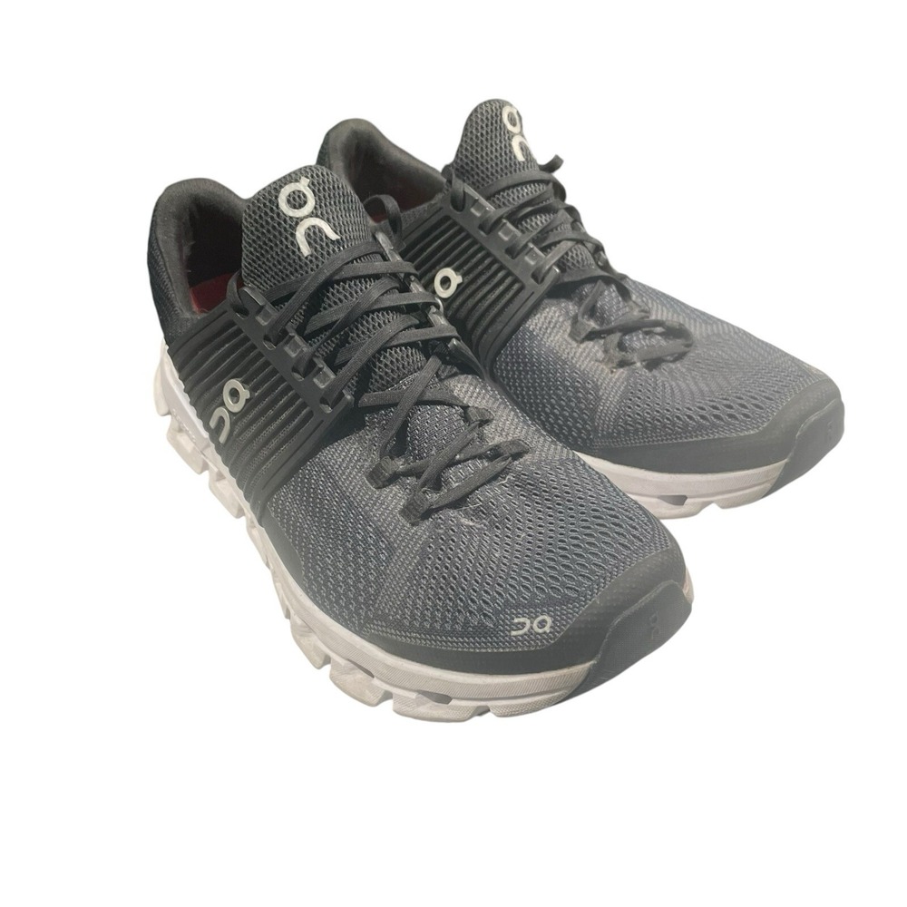 On Cloud CloudTec Womens Running Shoes Black Gray Low Top Lace Up Stitching W9.5 - Picture 4 of 9